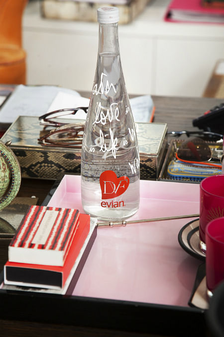 Evian unveils Diane von Furstenberg bottle design